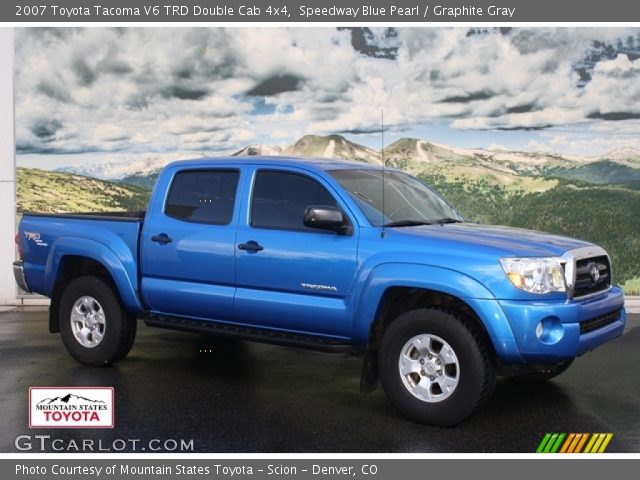 2007 Toyota Tacoma V6 TRD Double Cab 4x4 in Speedway Blue Pearl