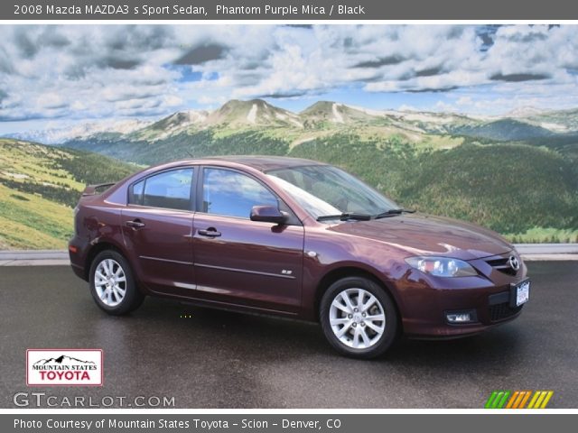 2008 Mazda MAZDA3 s Sport Sedan in Phantom Purple Mica