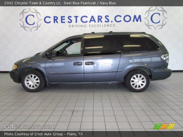 2002 Chrysler Town & Country LX in Steel Blue Pearlcoat