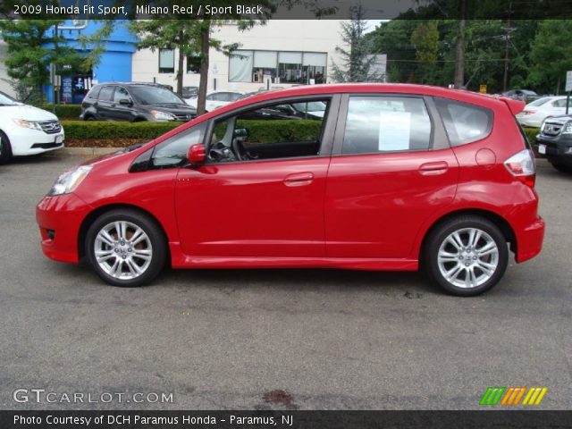 2009 Honda Fit Sport in Milano Red