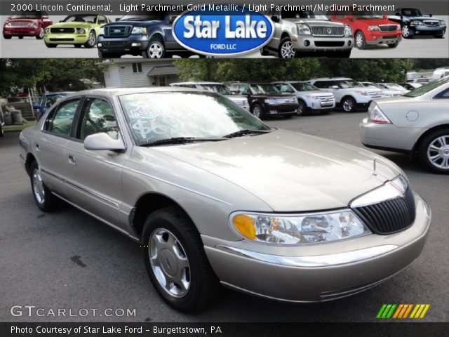 2000 Lincoln Continental  in Light Parchment Gold Metallic