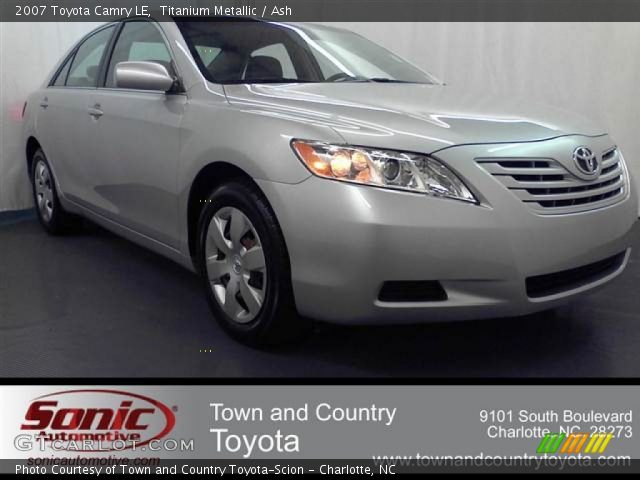 2007 Toyota Camry LE in Titanium Metallic