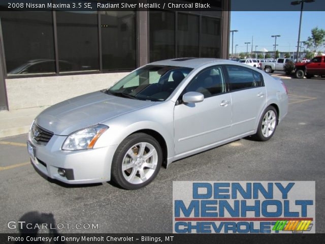 2008 Nissan Maxima 3.5 SE in Radiant Silver Metallic