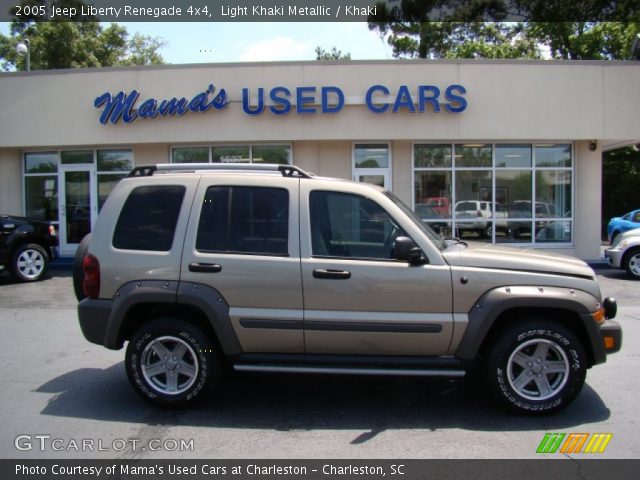 2005 Jeep Liberty Renegade 4x4 in Light Khaki Metallic