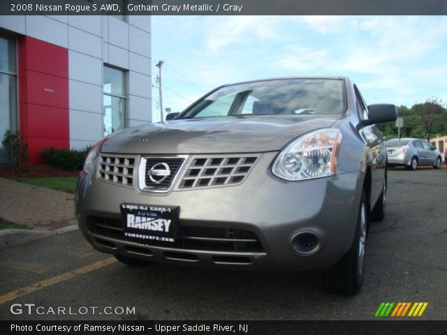 2008 Nissan Rogue S AWD in Gotham Gray Metallic