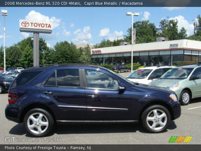 2008 Mercedes-Benz ML 320 CDI 4Matic in Capri Blue Metallic