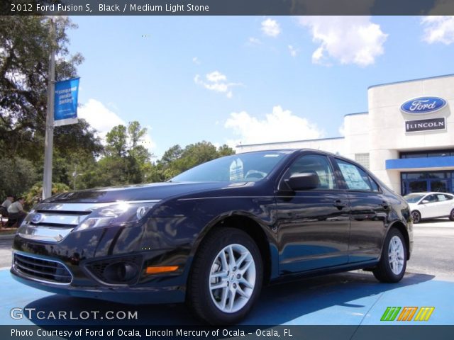 2012 Ford Fusion S in Black