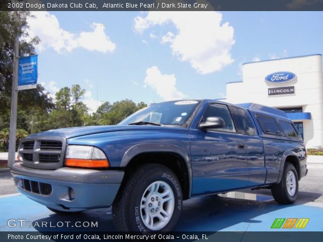2002 Dodge Dakota Club Cab in Atlantic Blue Pearl