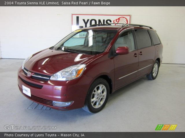 2004 Toyota Sienna XLE Limited in Salsa Red Pearl