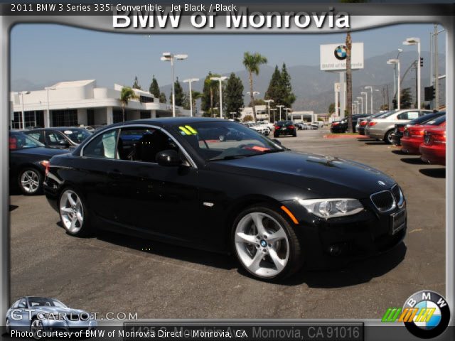 2011 BMW 3 Series 335i Convertible in Jet Black