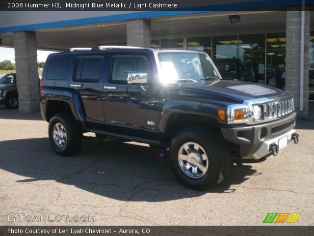 2008 Hummer H3  in Midnight Blue Metallic