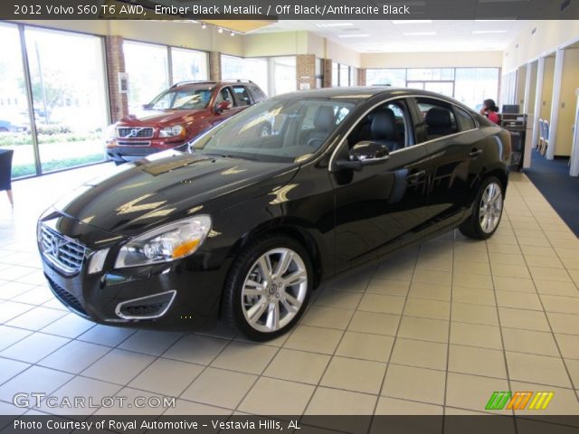 2012 Volvo S60 T6 AWD in Ember Black Metallic