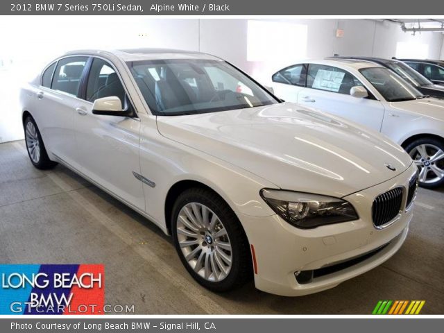 2012 BMW 7 Series 750Li Sedan in Alpine White