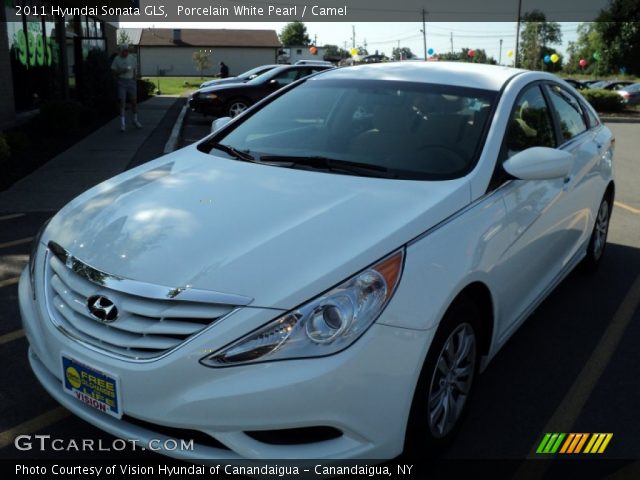 2011 Hyundai Sonata GLS in Porcelain White Pearl