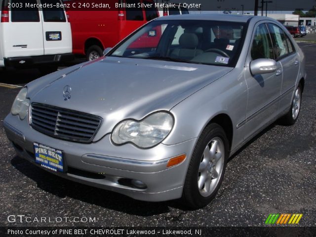 2003 Mercedes-Benz C 240 Sedan in Brilliant Silver Metallic
