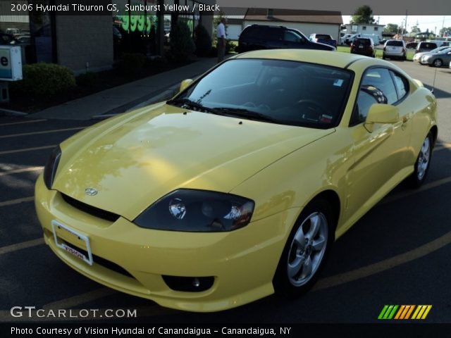 2006 Hyundai Tiburon GS in Sunburst Yellow