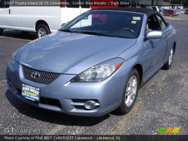 2007 Toyota Solara SE V6 Convertible in Cosmic Blue Metallic