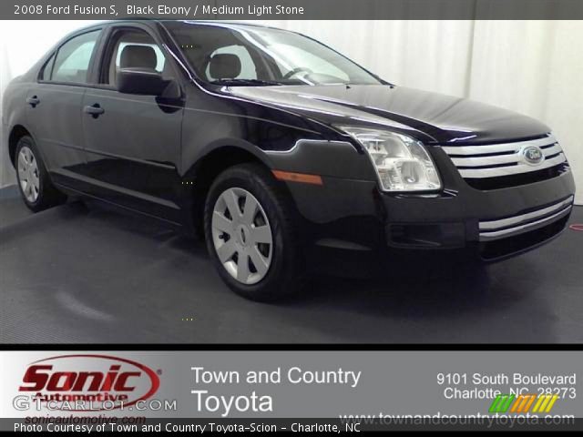2008 Ford Fusion S in Black Ebony