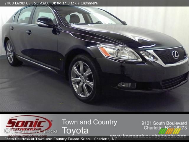 2008 Lexus GS 350 AWD in Obsidian Black