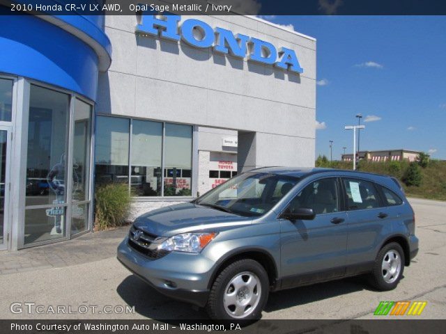 2010 Honda CR-V LX AWD in Opal Sage Metallic