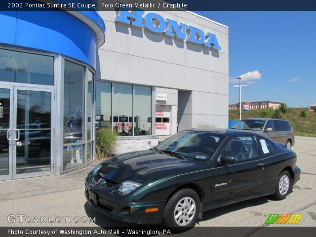 2002 Pontiac Sunfire SE Coupe in Polo Green Metallic