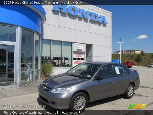 2005 Honda Civic LX Sedan in Magnesium Metallic