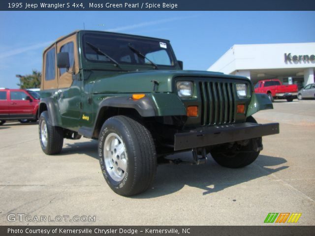 1995 Jeep Wrangler S 4x4 in Moss Green Pearl