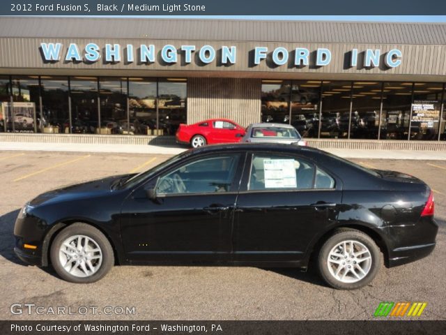 2012 Ford Fusion S in Black