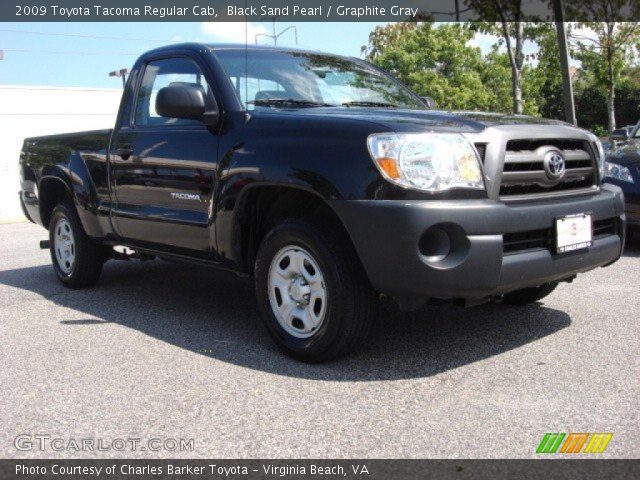 2009 Toyota Tacoma Regular Cab in Black Sand Pearl