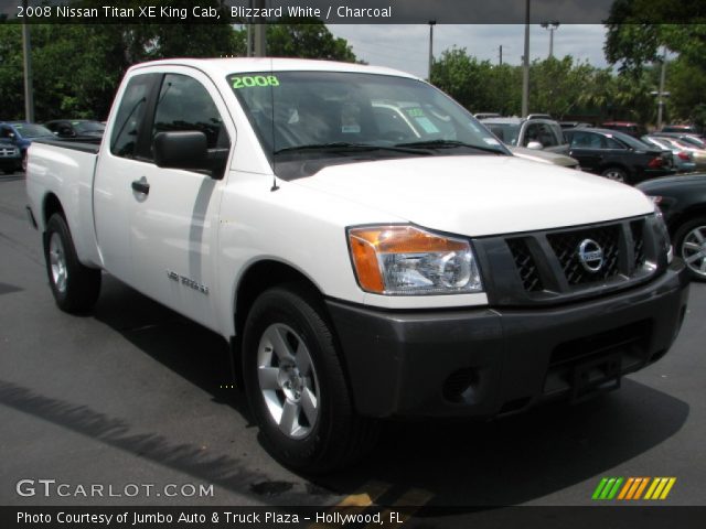 2008 Nissan Titan XE King Cab in Blizzard White