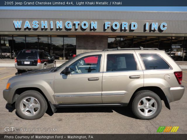 2005 Jeep Grand Cherokee Limited 4x4 in Light Khaki Metallic