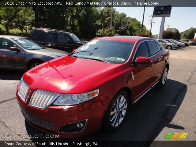 2010 Lincoln MKS EcoBoost AWD in Red Candy Metallic