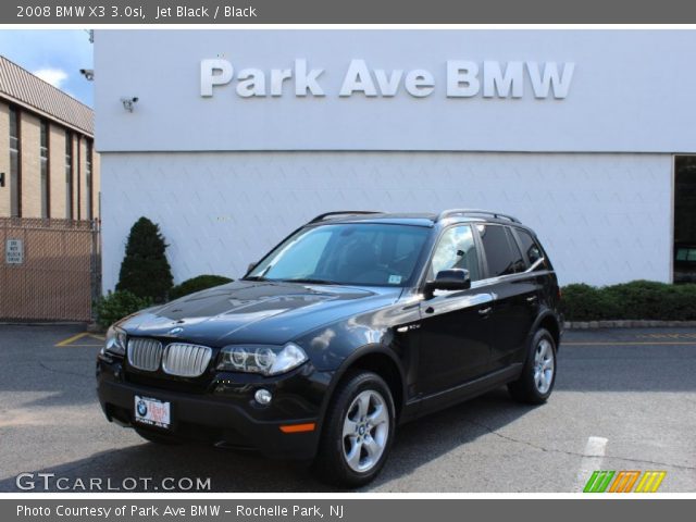 2008 BMW X3 3.0si in Jet Black