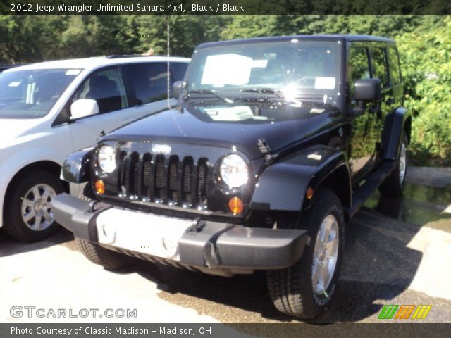 2012 Jeep Wrangler Unlimited Sahara 4x4 in Black