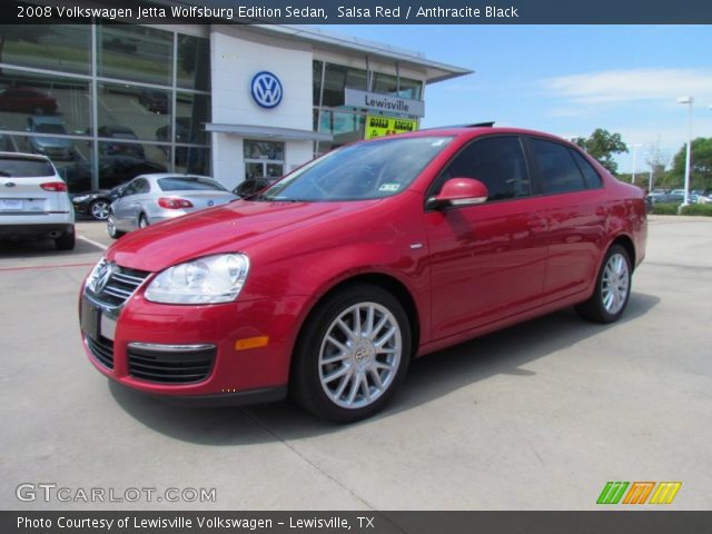 2008 Volkswagen Jetta Wolfsburg Edition Sedan in Salsa Red