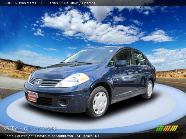 2008 Nissan Versa 1.8 S Sedan in Blue Onyx