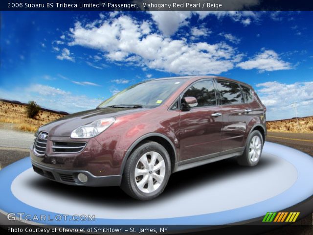 2006 Subaru B9 Tribeca Limited 7 Passenger in Mahogany Red Pearl