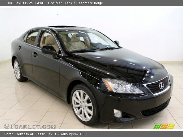 2008 Lexus IS 250 AWD in Obsidian Black