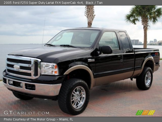 2005 Ford F250 Super Duty Lariat FX4 SuperCab 4x4 in Black