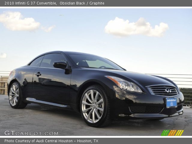 2010 Infiniti G 37 Convertible in Obsidian Black