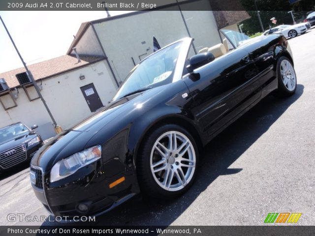 2009 Audi A4 2.0T Cabriolet in Brilliant Black