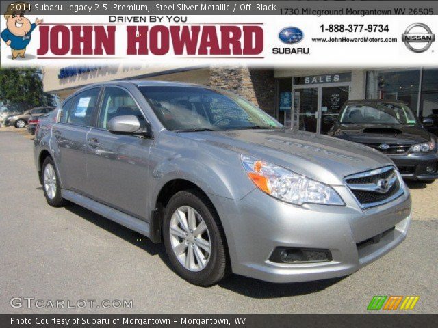 2011 Subaru Legacy 2.5i Premium in Steel Silver Metallic