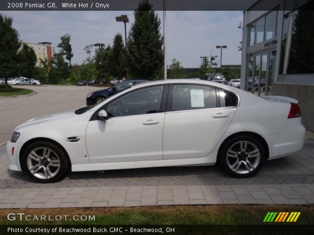2008 Pontiac G8  in White Hot