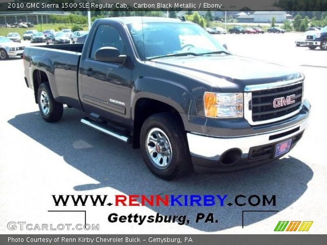 2010 GMC Sierra 1500 SLE Regular Cab in Carbon Black Metallic