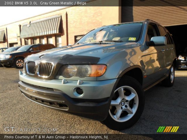 2002 BMW X5 3.0i in Gray Green Metallic