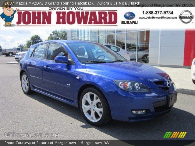 2007 Mazda MAZDA3 s Grand Touring Hatchback in Aurora Blue Mica
