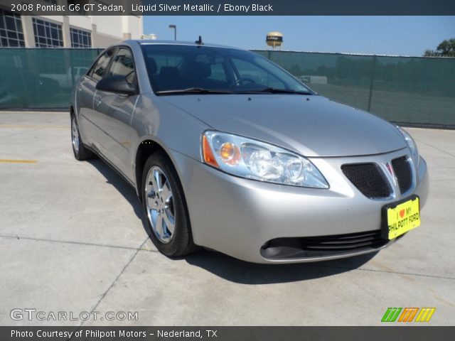 2008 Pontiac G6 GT Sedan in Liquid Silver Metallic