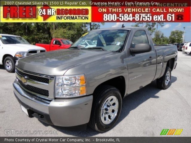 2007 Chevrolet Silverado 1500 LS Regular Cab in Graystone Metallic