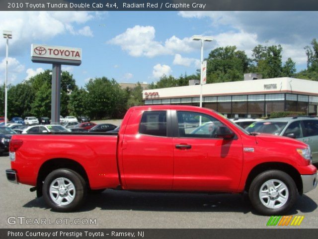2010 Toyota Tundra Double Cab 4x4 in Radiant Red