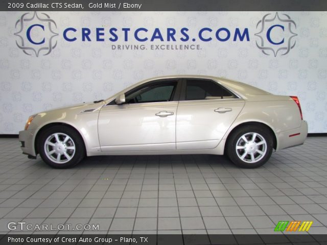 2009 Cadillac CTS Sedan in Gold Mist